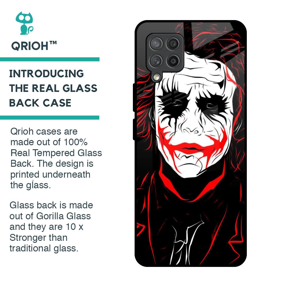 Life In Dark Glass Case For Samsung Galaxy M42