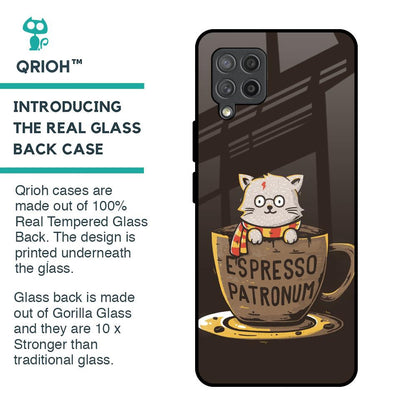 Tea With Kitty Glass Case For Samsung Galaxy M42
