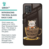 Tea With Kitty Glass Case For Samsung Galaxy M42
