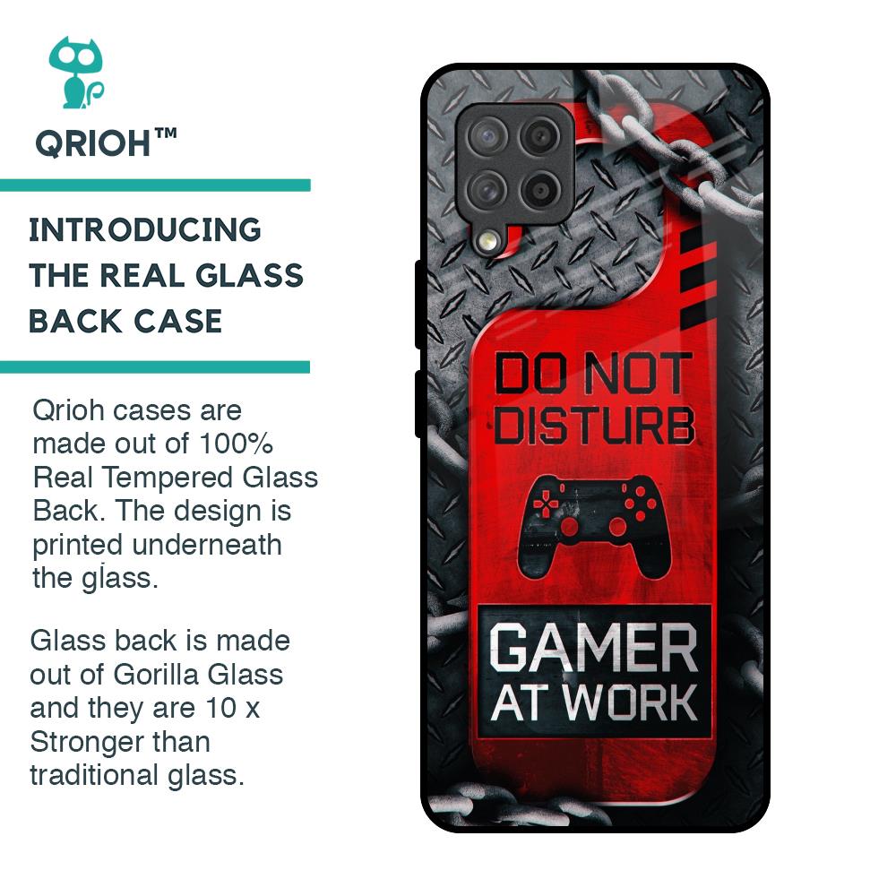 Do No Disturb Glass Case For Samsung Galaxy M42
