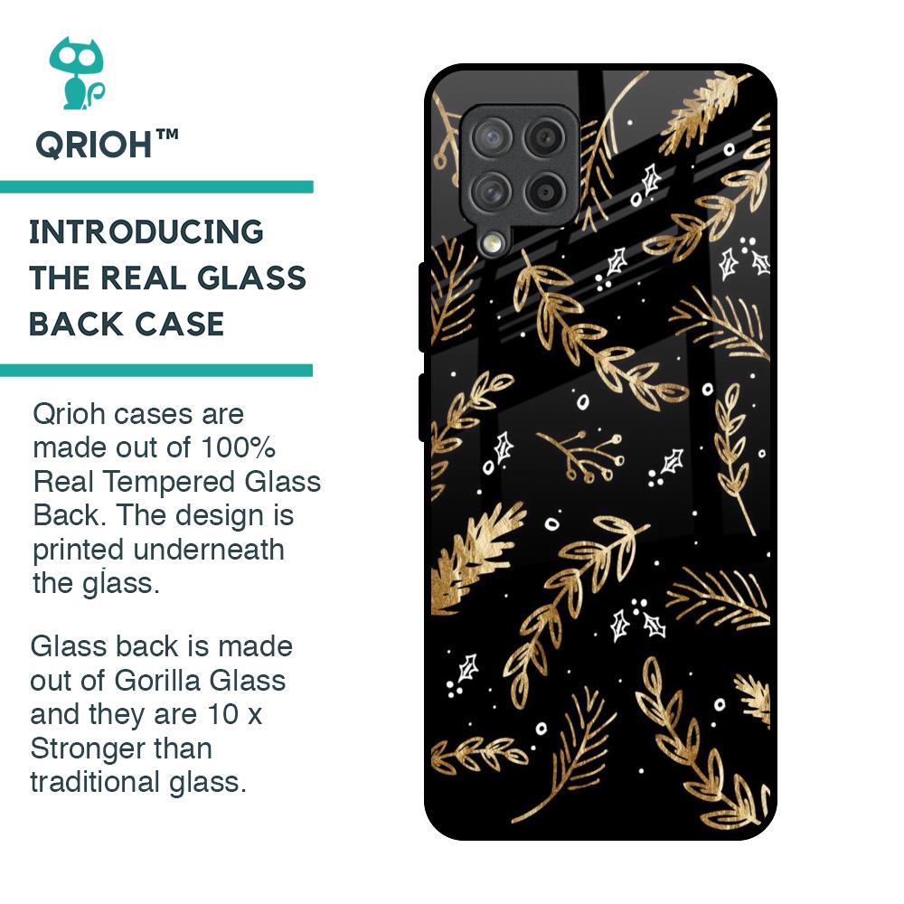 Autumn Leaves Glass Case for Samsung Galaxy M42
