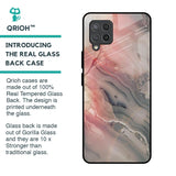 Pink And Grey Marble Glass Case For Samsung Galaxy M42