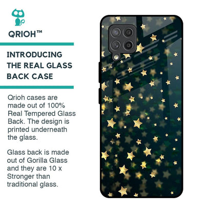 Dazzling Stars Glass Case For Samsung Galaxy M42