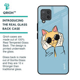 Adorable Cute Kitty Glass Case For Samsung Galaxy M42