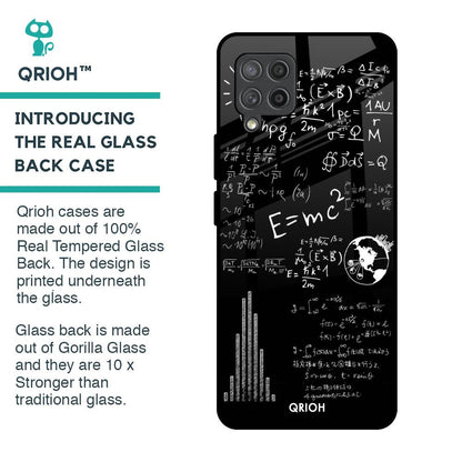 Funny Math Glass Case for Samsung Galaxy M42