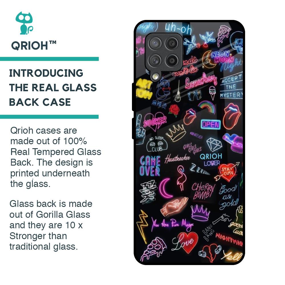 Accept The Mystery Glass Case for Samsung Galaxy M42