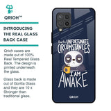 Struggling Panda Glass Case for Samsung Galaxy M42