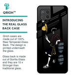 Luffy Line Art Glass Case for Samsung Galaxy M42