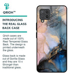 Marble Ink Abstract Glass Case for Samsung Galaxy M42