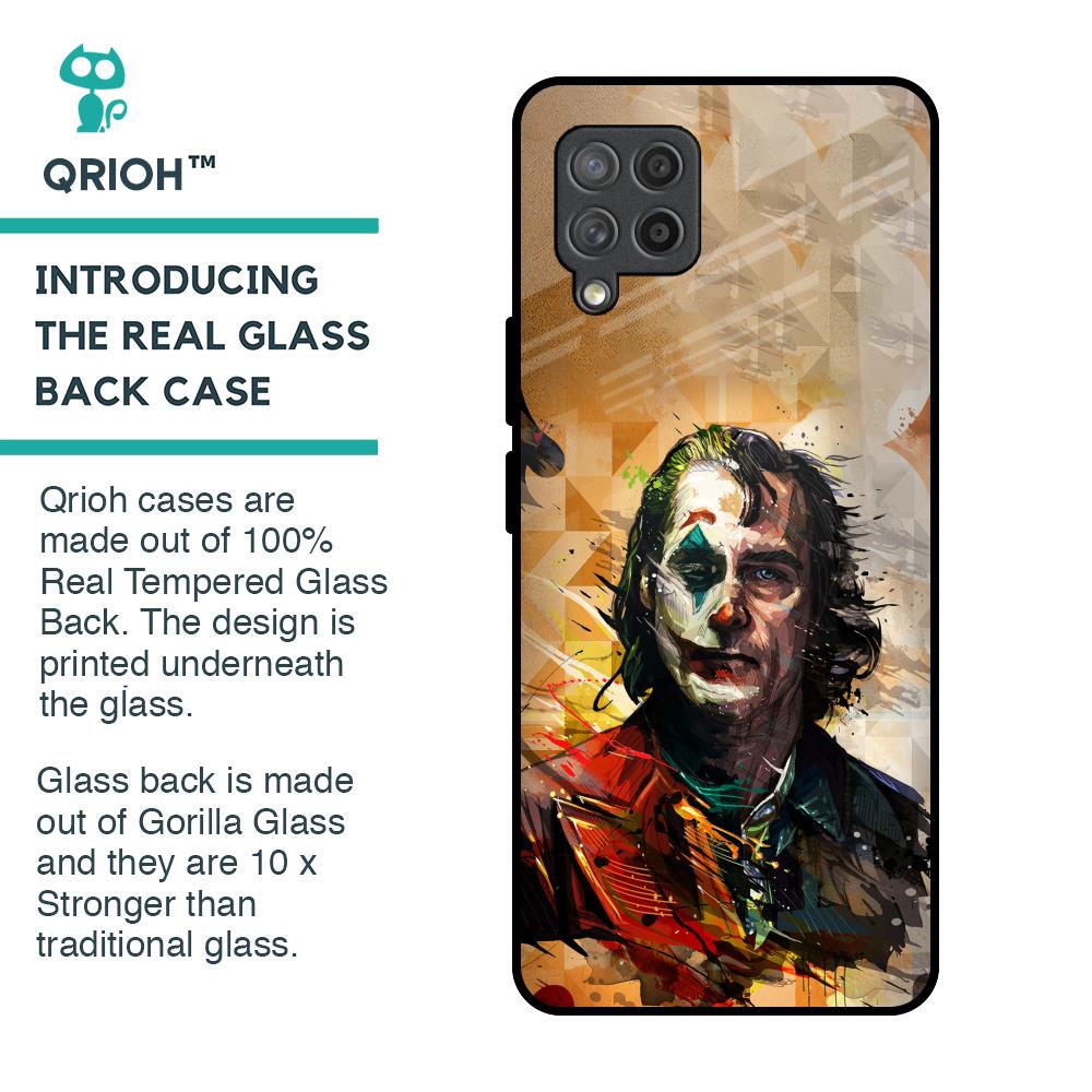 Psycho Villain Glass Case for Samsung Galaxy M42