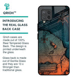 Geographical Map Glass Case for Samsung Galaxy M42