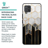 Tricolor Pattern Glass Case for Samsung Galaxy M42
