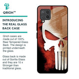 Red Skull Glass Case for Samsung Galaxy M42