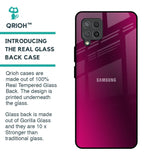 Pink Burst Glass Case for Samsung Galaxy M42