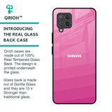 Pink Ribbon Caddy Glass Case for Samsung Galaxy M42