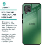 Green Grunge Texture Glass Case for Samsung Galaxy M42