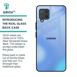 Vibrant Blue Texture Glass Case for Samsung Galaxy M42