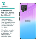 Unicorn Pattern Glass Case for Samsung Galaxy M42
