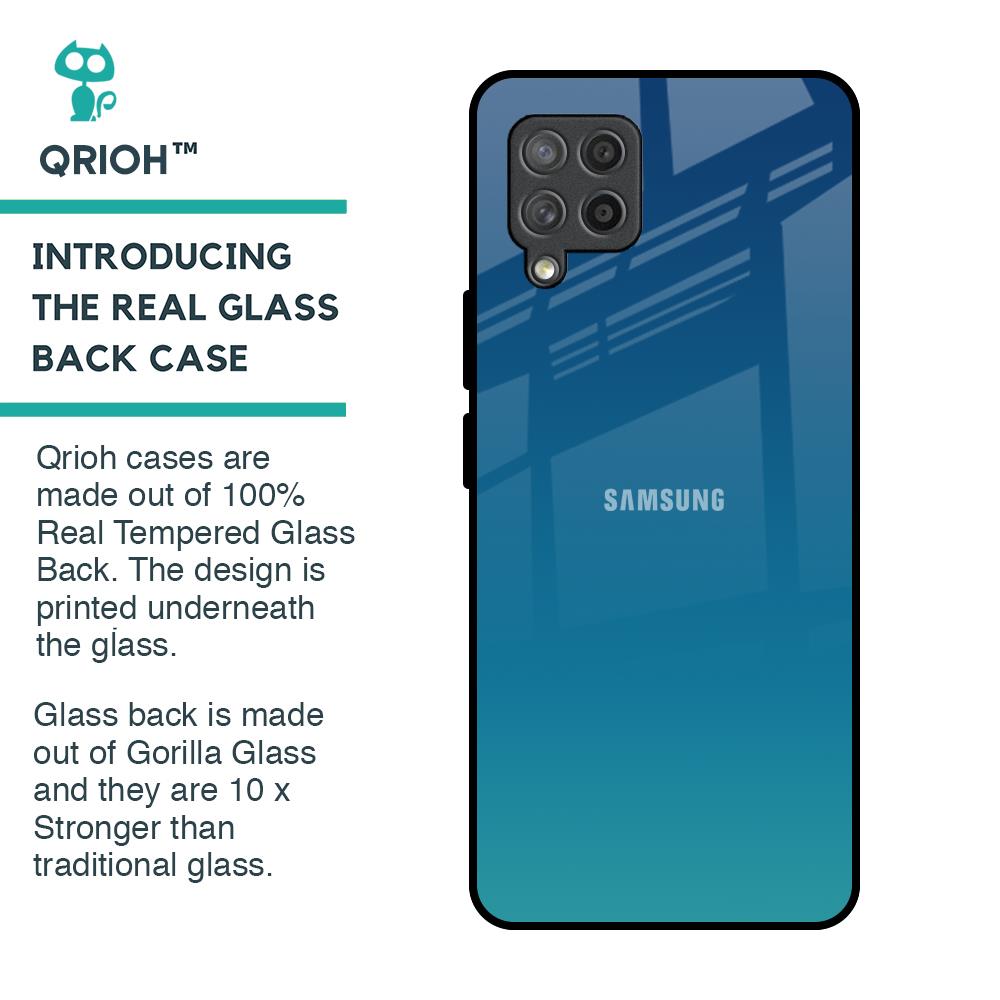 Celestial Blue Glass Case For Samsung Galaxy M42