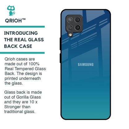 Celestial Blue Glass Case For Samsung Galaxy M42