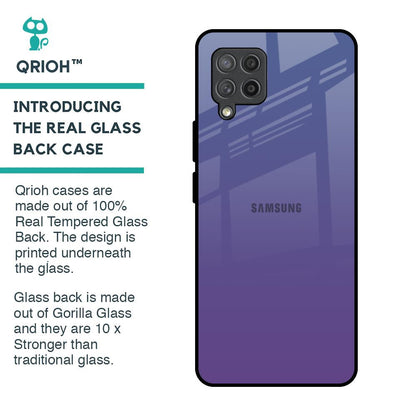 Indigo Pastel Glass Case For Samsung Galaxy M42