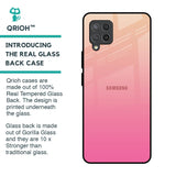 Pastel Pink Gradient Glass Case For Samsung Galaxy M42