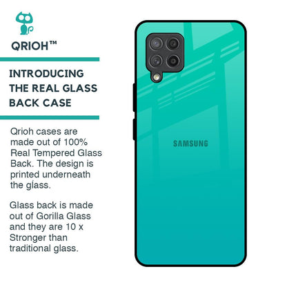 Cuba Blue Glass Case For Samsung Galaxy M42