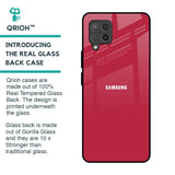 Solo Maroon Glass case for Samsung Galaxy M42
