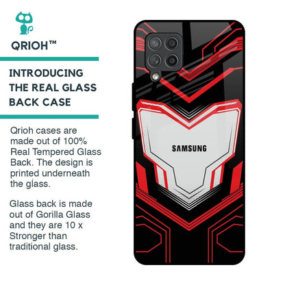 Quantum Suit Glass Case For Samsung Galaxy M42