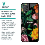 Flowers & Butterfly Glass Case for Samsung Galaxy M42