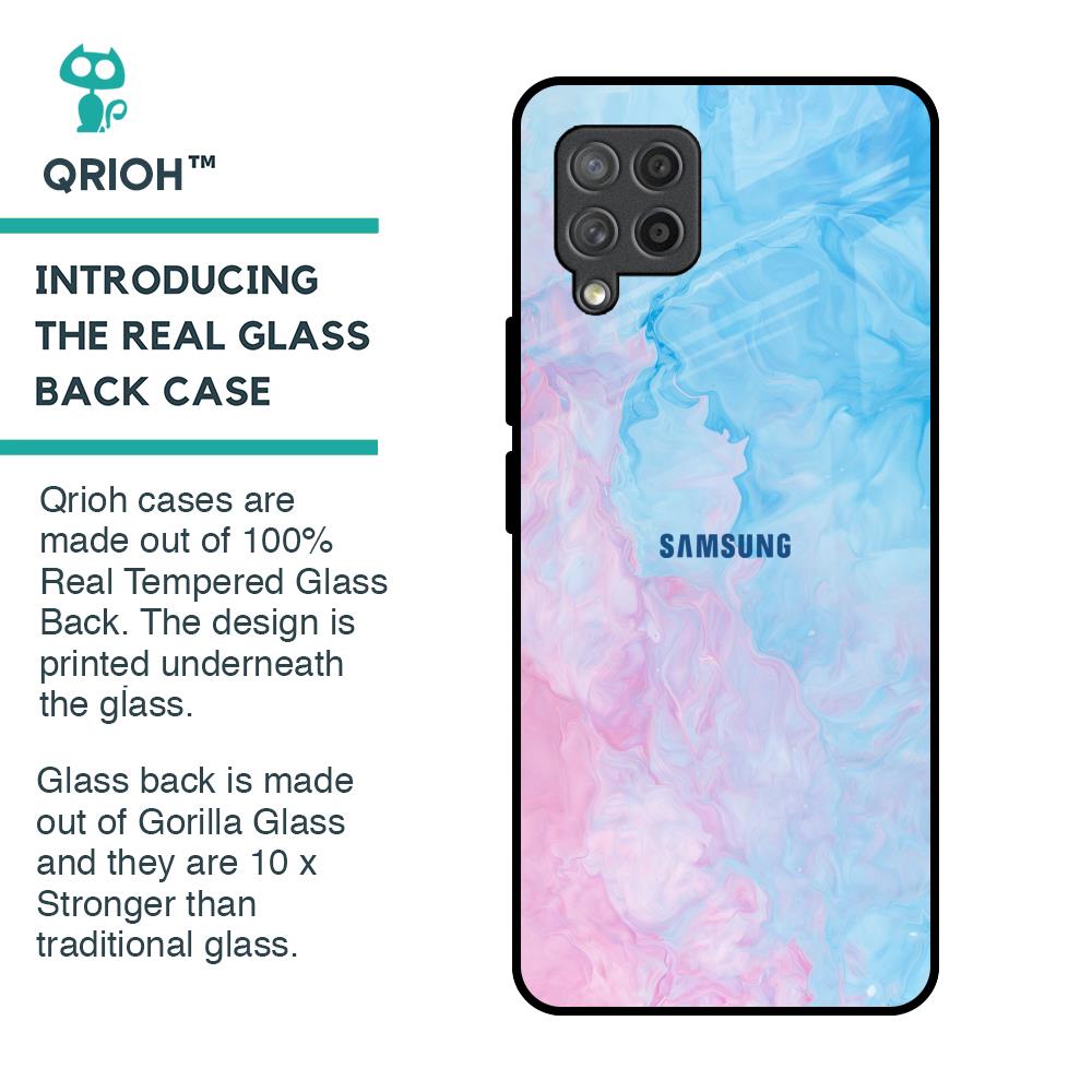 Mixed Watercolor Glass Case for Samsung Galaxy M42
