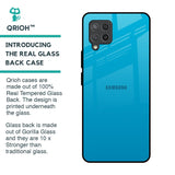Blue Aqua Glass Case for Samsung Galaxy M42