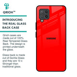 Blood Red Glass Case for Samsung Galaxy M42