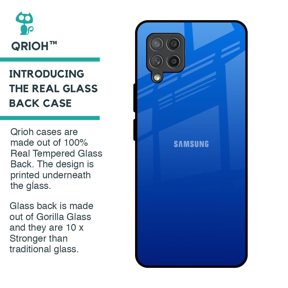 Egyptian Blue Glass Case for Samsung Galaxy M42