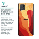 Magma Color Pattern Glass Case for Samsung Galaxy M42