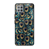 Peacock Feathers Samsung Galaxy M42 Glass Cases & Covers Online