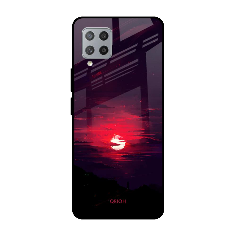 Morning Red Sky Samsung Galaxy M42 Glass Cases & Covers Online