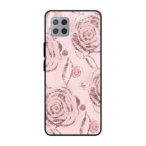 Shimmer Roses Samsung Galaxy M42 Glass Cases & Covers Online