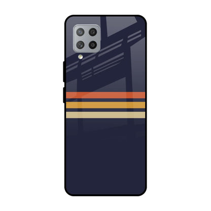 Tricolor Stripes Samsung Galaxy M42 Glass Cases & Covers Online