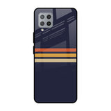 Tricolor Stripes Samsung Galaxy M42 Glass Cases & Covers Online