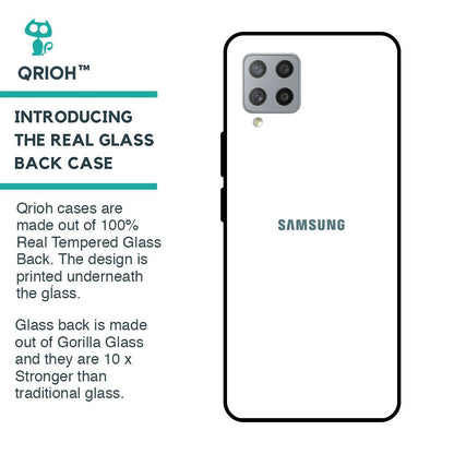 Arctic White Glass Case for Samsung Galaxy M42