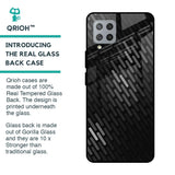 Dark Abstract Pattern Glass Case For Samsung Galaxy M42