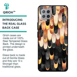 Bronze Abstract Glass Case for Samsung Galaxy M42
