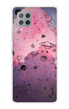Space Doodles Art Samsung Galaxy M42 Back Cover