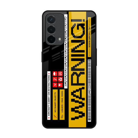 Aircraft Warning Oppo A74 Glass Back Cover Online