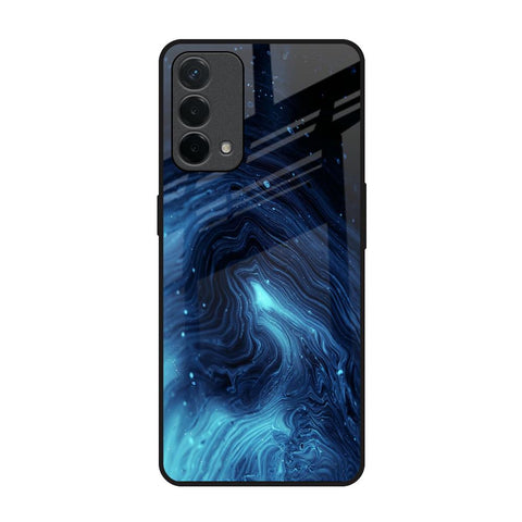 Dazzling Ocean Gradient Oppo A74 Glass Back Cover Online