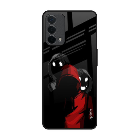 Shadow Character Oppo A74 Glass Back Cover Online