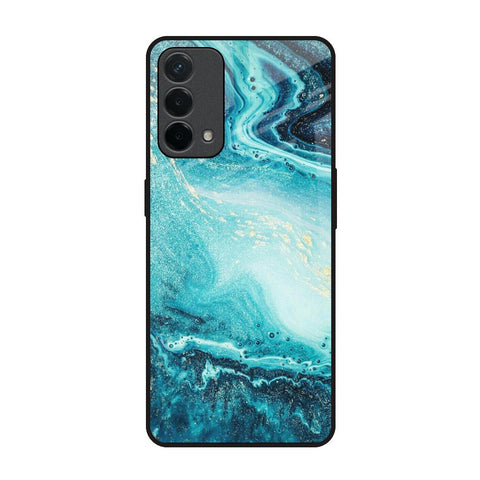 Sea Water Oppo A74 Glass Back Cover Online