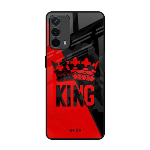 I Am A King Oppo A74 Glass Back Cover Online