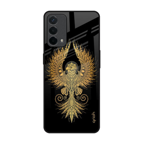 Mythical Phoenix Art Oppo A74 Glass Back Cover Online